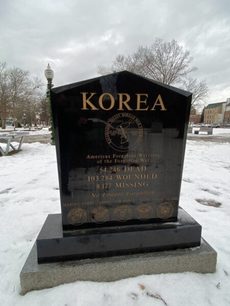 KALAMAZOO KOREA WAR MEMORIAL FRONT