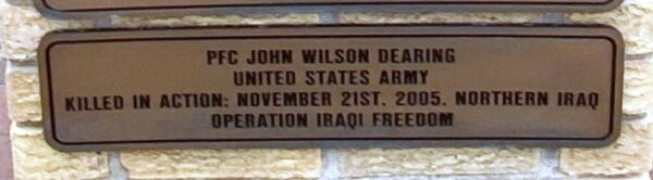 CITY OF HAZEL PARK VETERANS MEMORIAL PLAQUE B