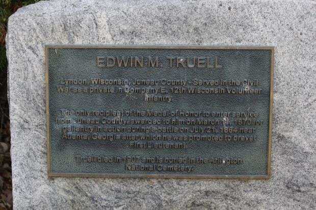PRIVATE EDWIN M. TRUELL MEDAL OF HONOR PLAQUE