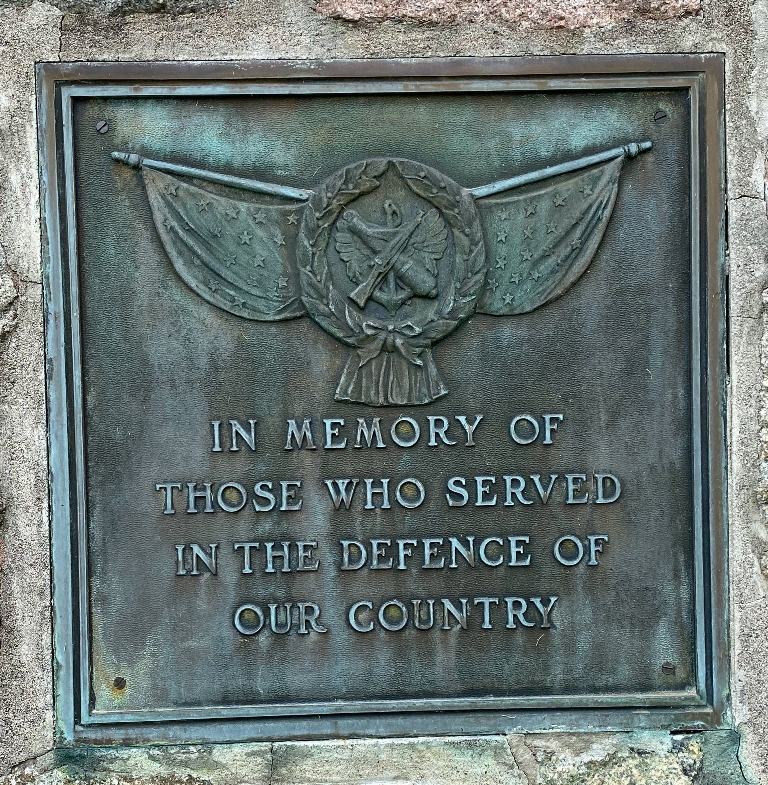 ELMORE ALL VETERANS MEMORIAL PLAQUE