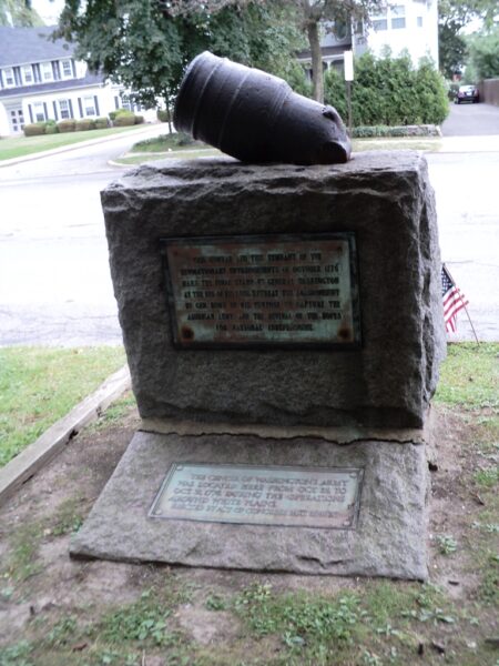 THE CENTER OF WASHINGTON’S ARMY REVOLUTIONARY WAR MEMORIAL