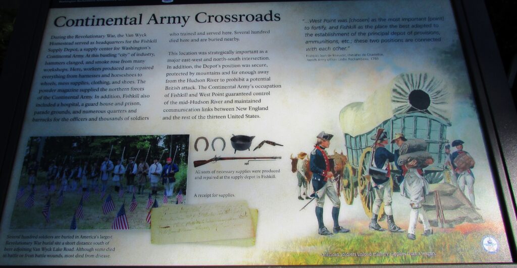 CONTINENTAL ARMY CROSSROADS WAR MEMORIAL PANEL