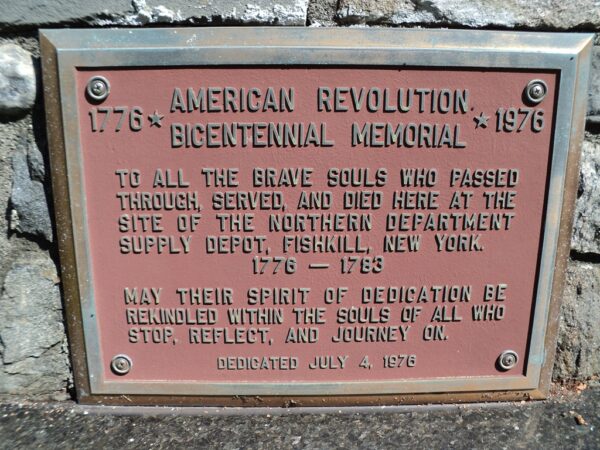 AMERICAN REVOLUTION BICENTENNIAL MEMORIAL PLAQUE A