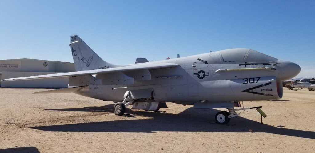 VOUGHT A-7E CORSAIR II ATTACK AIRCRAFT MEMORIAL