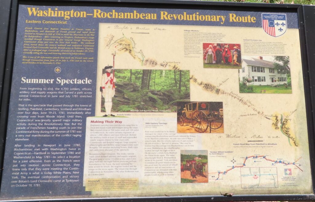 WASHINGTON-ROCHAMBEAU REVOLUTIONARY ROUTE MEMORIAL PANEL