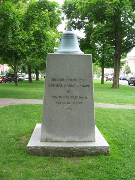 SHIPS BELL OF THE U.S.S. PITTSBURGH MEMORIAL SIDE B