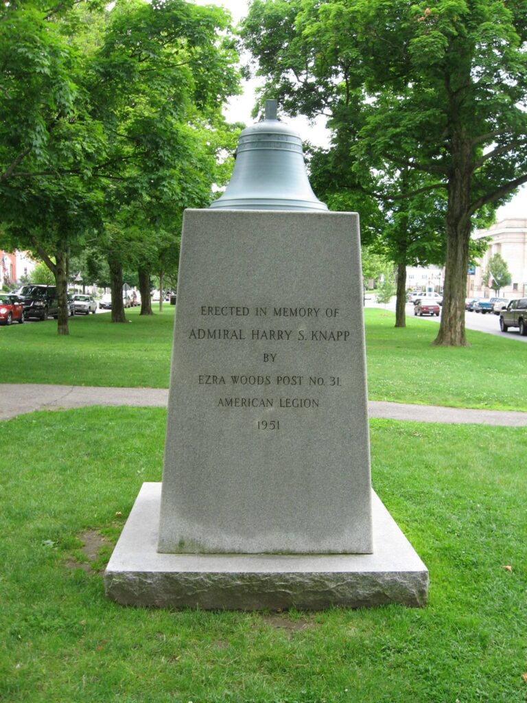 SHIPS BELL OF THE U.S.S. PITTSBURGH MEMORIAL SIDE B