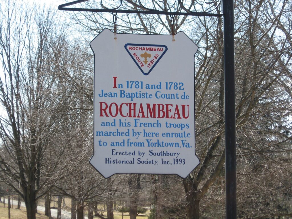 IN 1781 AND 1782 WAR MEMORIAL MARKER