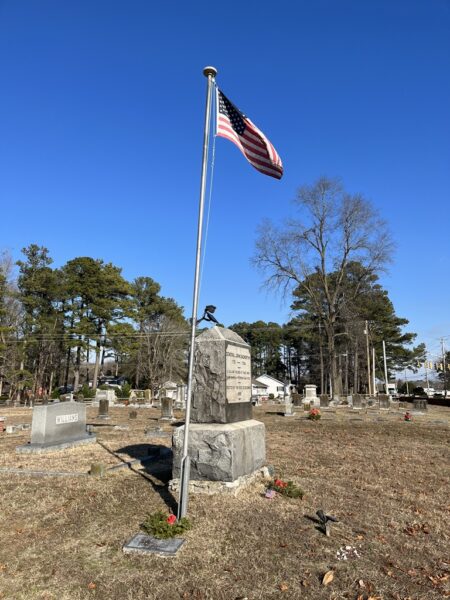 V.F.W. POST 7234 VETERANS MEMORIAL FLAGPOLE