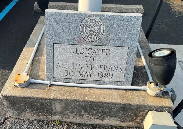 MILLSBORO ALL VETERANS MEMORIAL FLAGPOLE STONE