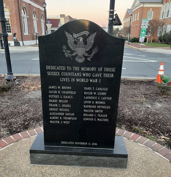 SUSSEX COUNTIANS SUPREME SACRIFICE WORLD WAR I MEMORIAL
