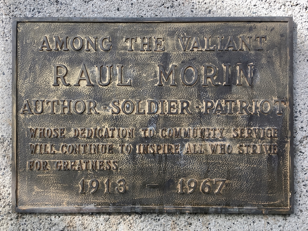 MORIN MEMORIAL SQUARE PLAQUE