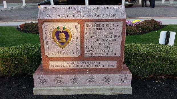 NEW BRUNSWICK PURPLE HEART WAR MEMORIAL
