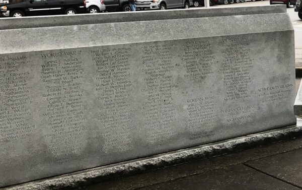 THE MAJOR GENERAL WILLIAM E. POTTS VETERANS MEMORIAL PLAZA STONE C