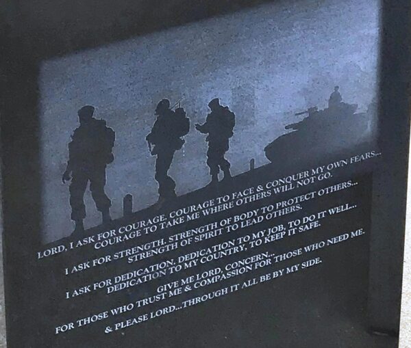 BERESFORD VETERANS MEMORIAL LASER IMAGE D