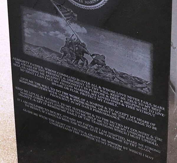 BERESFORD VETERANS MEMORIAL LASER IMAGE B