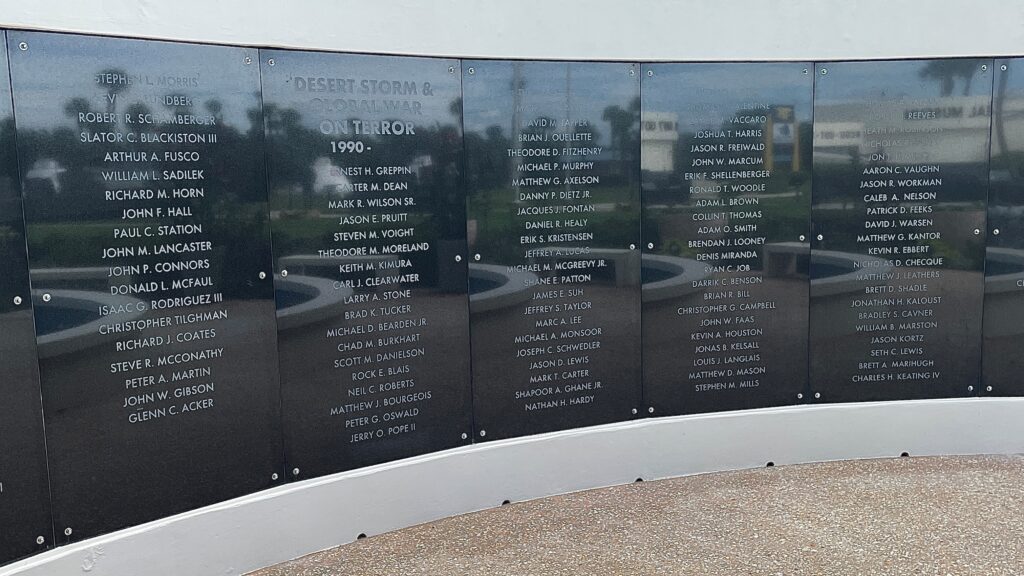 IN HONOR OF UNITED STATES NAVY SPECIAL OPERATION MEMORIAL PLAQUES SECTION C