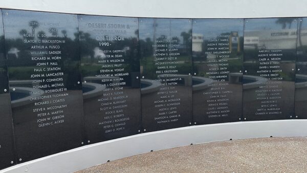 IN HONOR OF UNITED STATES NAVY SPECIAL OPERATION MEMORIAL PLAQUES SECTION C