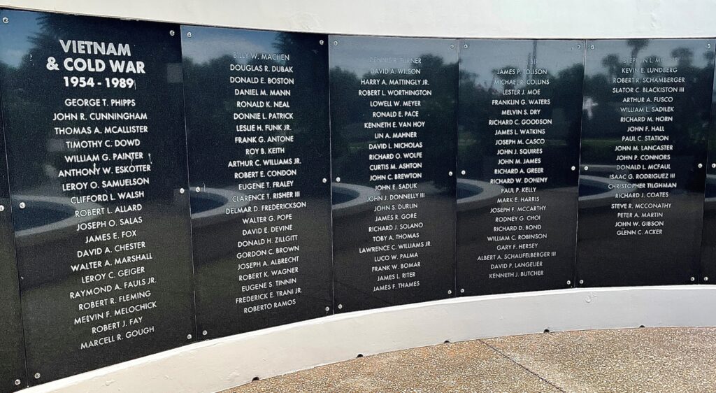 IN HONOR OF UNITED STATES NAVY SPECAIL OPERATION MEMORIAL PLAQUES SECTION B