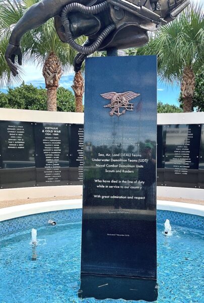 IN HONOR OF UNITED STATES NAVY SPECAIL OPERATION MEMORIAL CENTER STONE