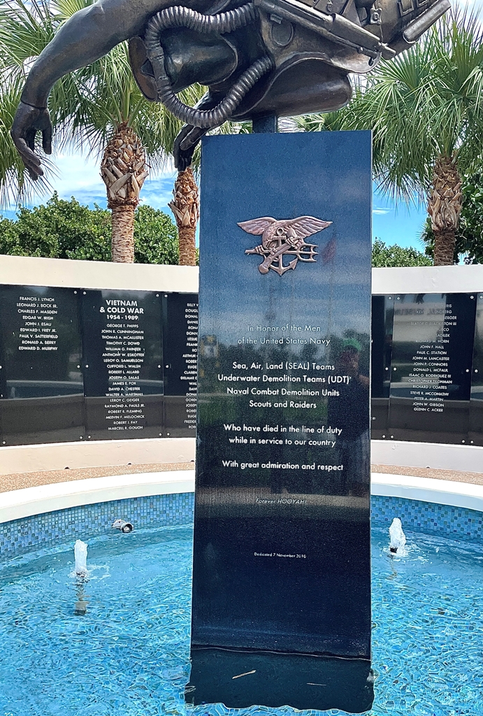 IN HONOR OF UNITED STATES NAVY SPECAIL OPERATION MEMORIAL CENTER STONE