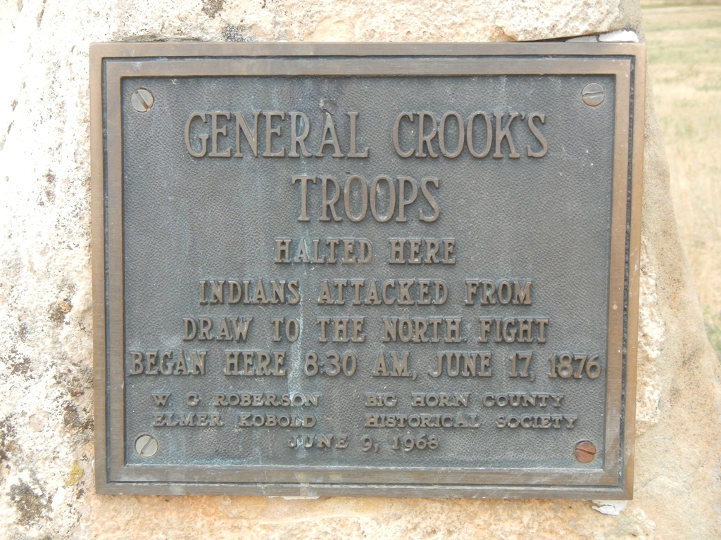 GENERAL CROOK’S TROOPS MEMORIAL PLAQUE