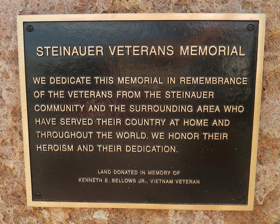 STEINAUER VETERANS MEMORIAL