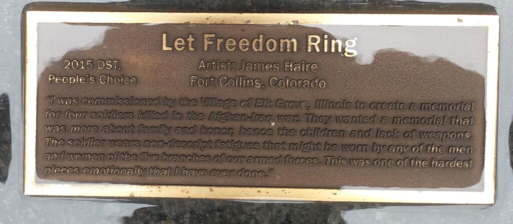 LET FREEDOM RING MEMORIAL PLAQUE A