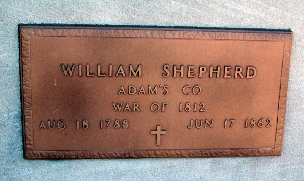 ADAMS COUNTY PEACE MONUMENT PLAQUE D
