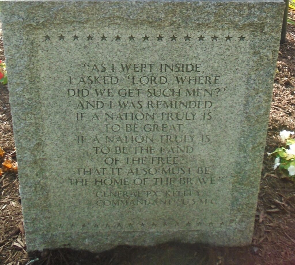 VIETNAM COMBAT VETERANS “WATCH FIRE” MEMORIAL SIDE C