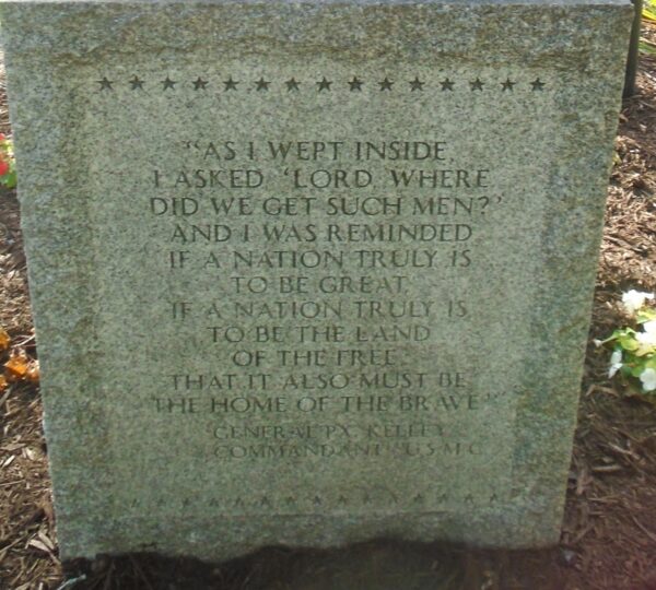 VIETNAM COMBAT VETERANS “WATCH FIRE” MEMORIAL SIDE C