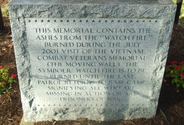 VIETNAM COMBAT VETERANS “WATCH FIRE” MEMORIAL SIDE A