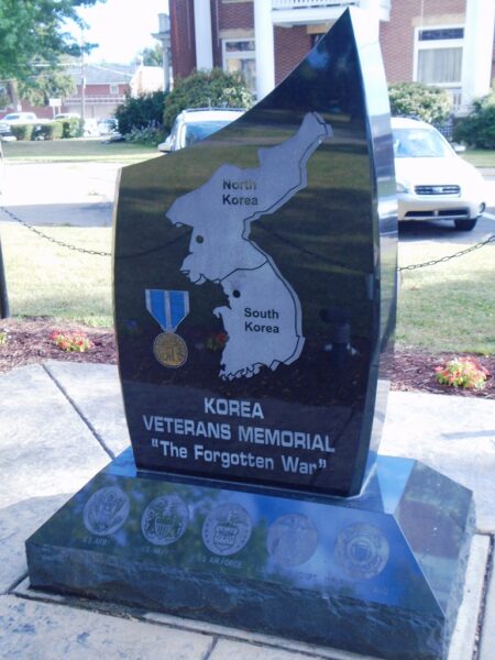 CLARION COUNTY KOREAN WAR MEMORIAL BACK