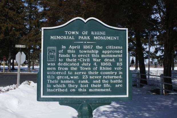 RHINE CIVIL WAR MONUMENT MARKER