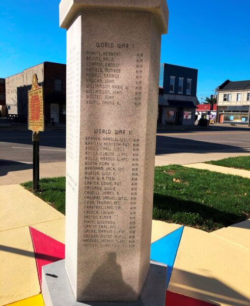 LAWRENCE COUNTY SUPREME SACRIFICE WAR MEMORIAL SIDE C