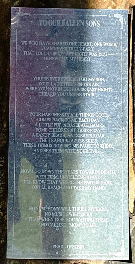 VIETNAM VETERANS OF CENTRAL FLORIDA MEMORIAL STONE B