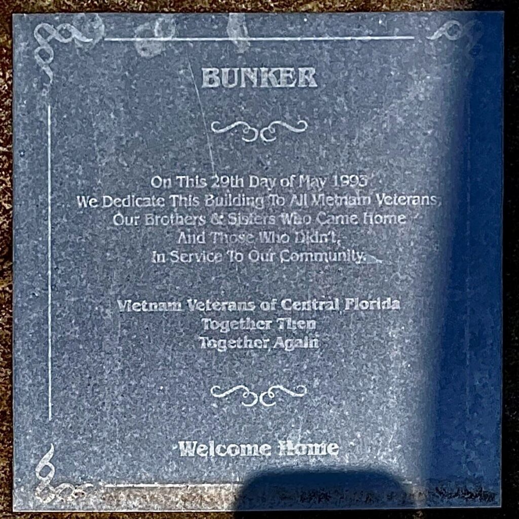 VIETNAM VETERANS OF CENTRAL FLORIDA MEMORIAL STONE A