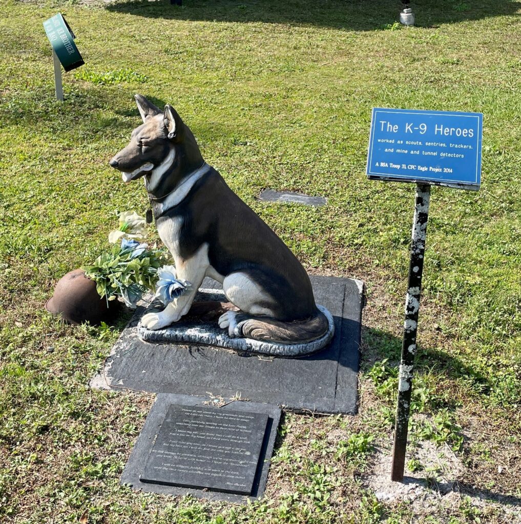 THE K-9 HEROES MEMORIAL