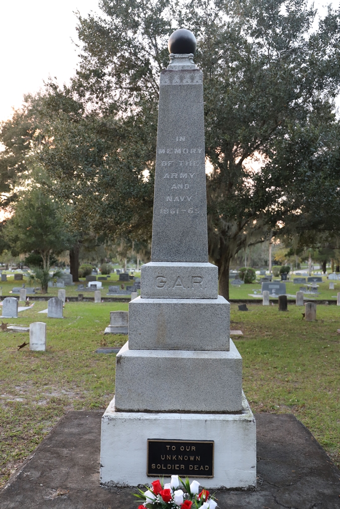 G.A.R. ARMY AND NAVY CIVIL WAR MEMORIAL