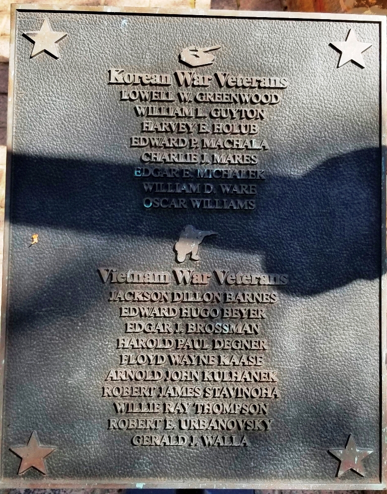 FAYETTE COUNTY, TX VETERANS MEMORIAL PLAQUE F