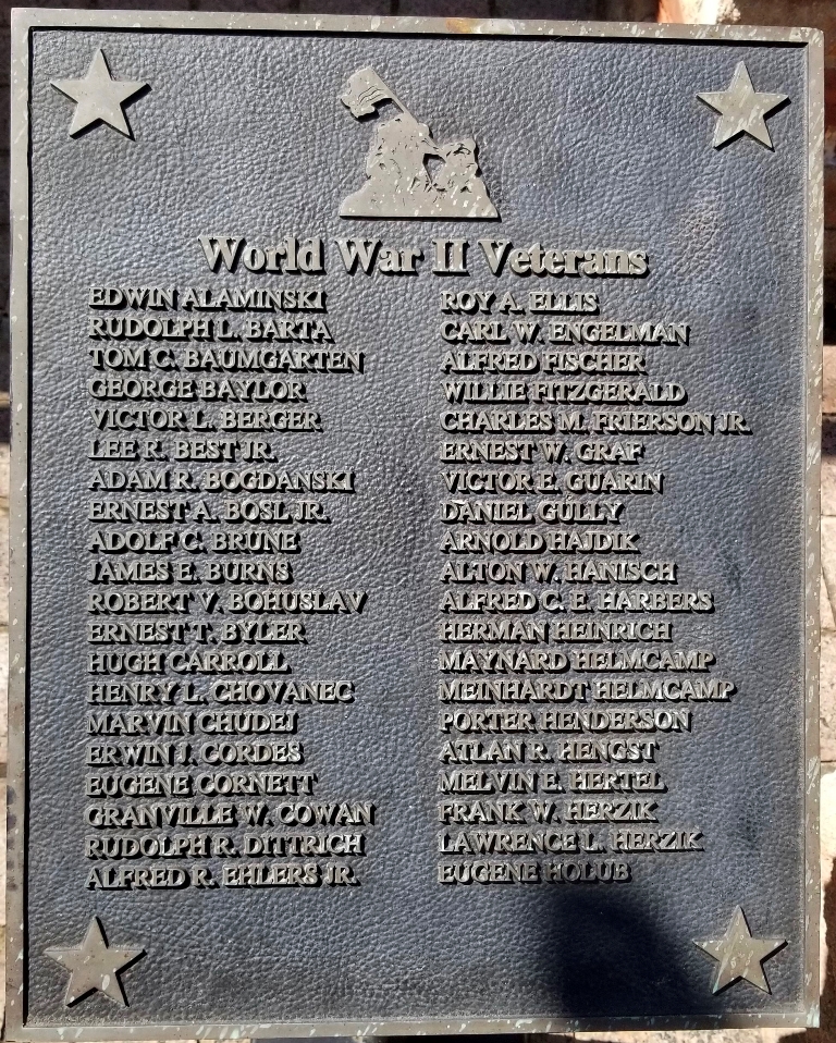 FAYETTE COUNTY, TX VETERANS MEMORIAL PLAQUE C