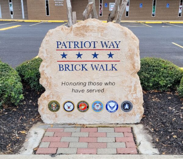 PATRIOT WAY BRICK WALK PROJECT MEMORIAL STONE