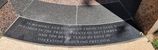 AUSTIN SEPTEMBER 11, 2001 MEMORIAL STONE