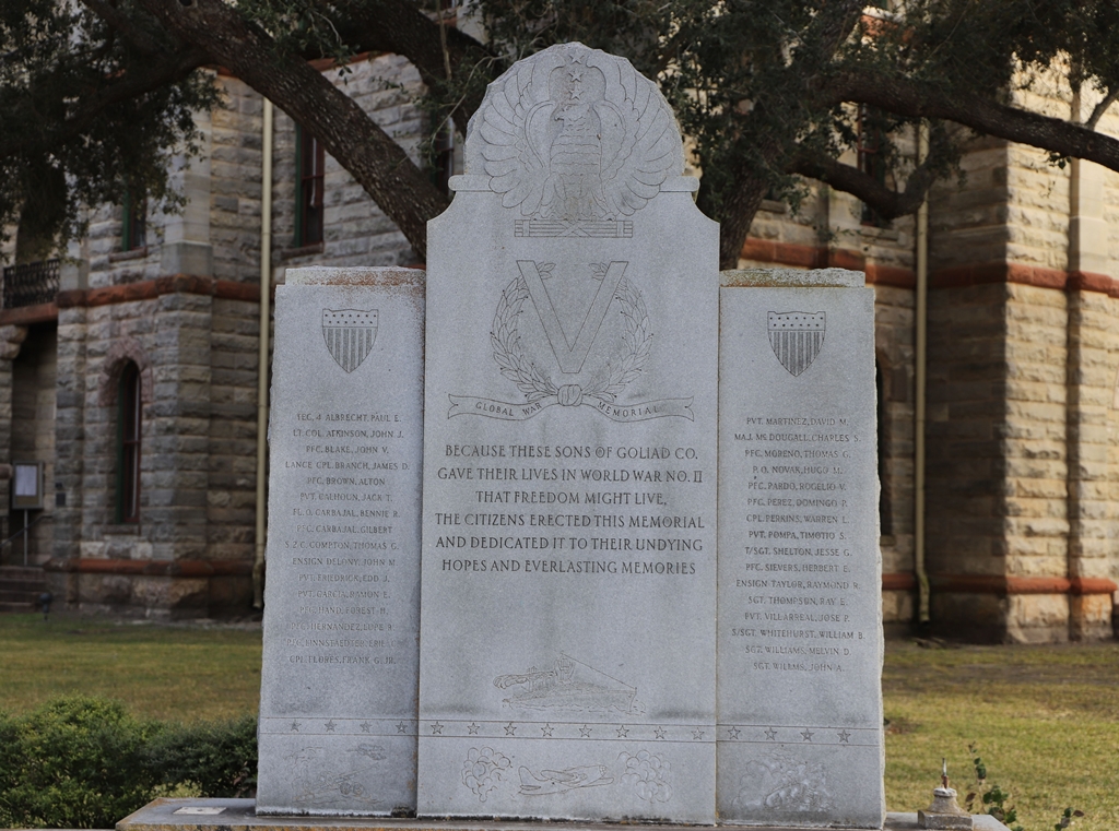 GOLIAD CO. GLOBAL WAR MEMORIAL