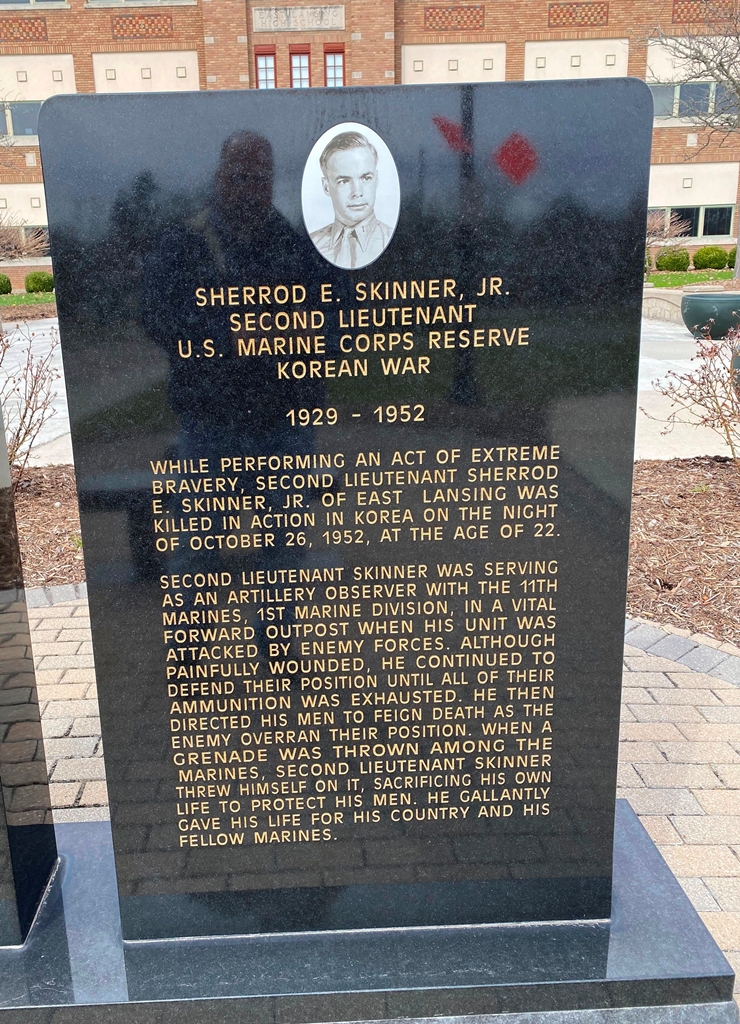 SHERROD E. SKINNER JR. MEDAL OF HONOR WAR MEMORIAL