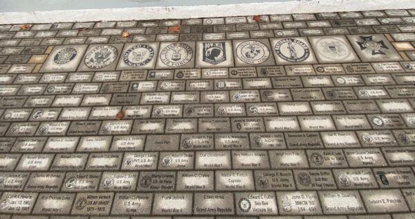 GRASS LAKE COMMUNITY WAR VETERANS MEMORIAL BRICKS