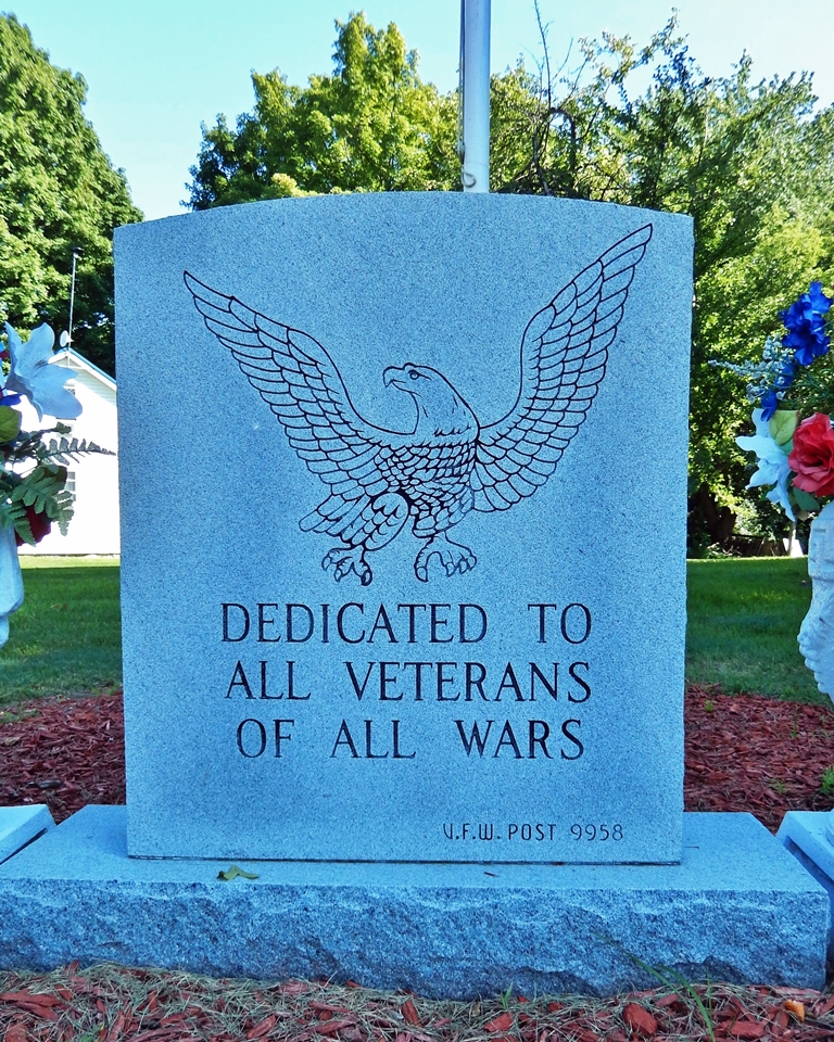 DEDICATED TO ALL VETERANS OF ALL WARS MEMORIAL