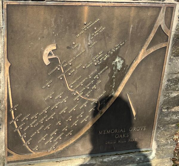 NATIONAL SERVICE STAR LEGION MEMORIAL TREES PLAQUE B