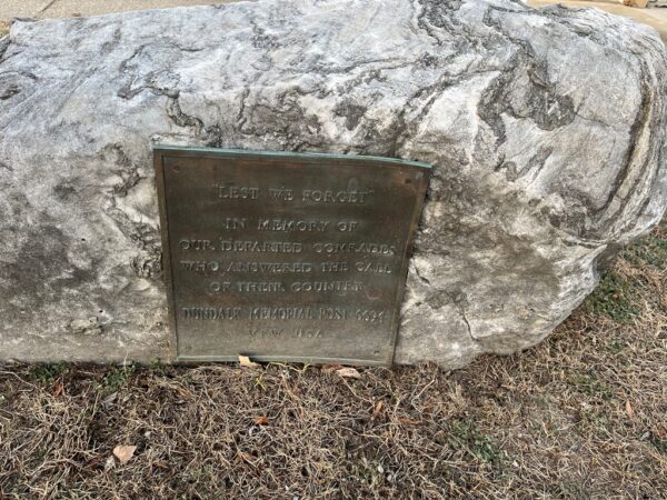 VFW POST 6694 “LEST WE FORGET” WAR MEMORIAL