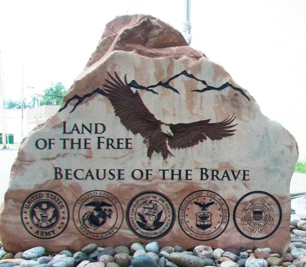 LAND OF THE FREE MEMORIAL ROCK